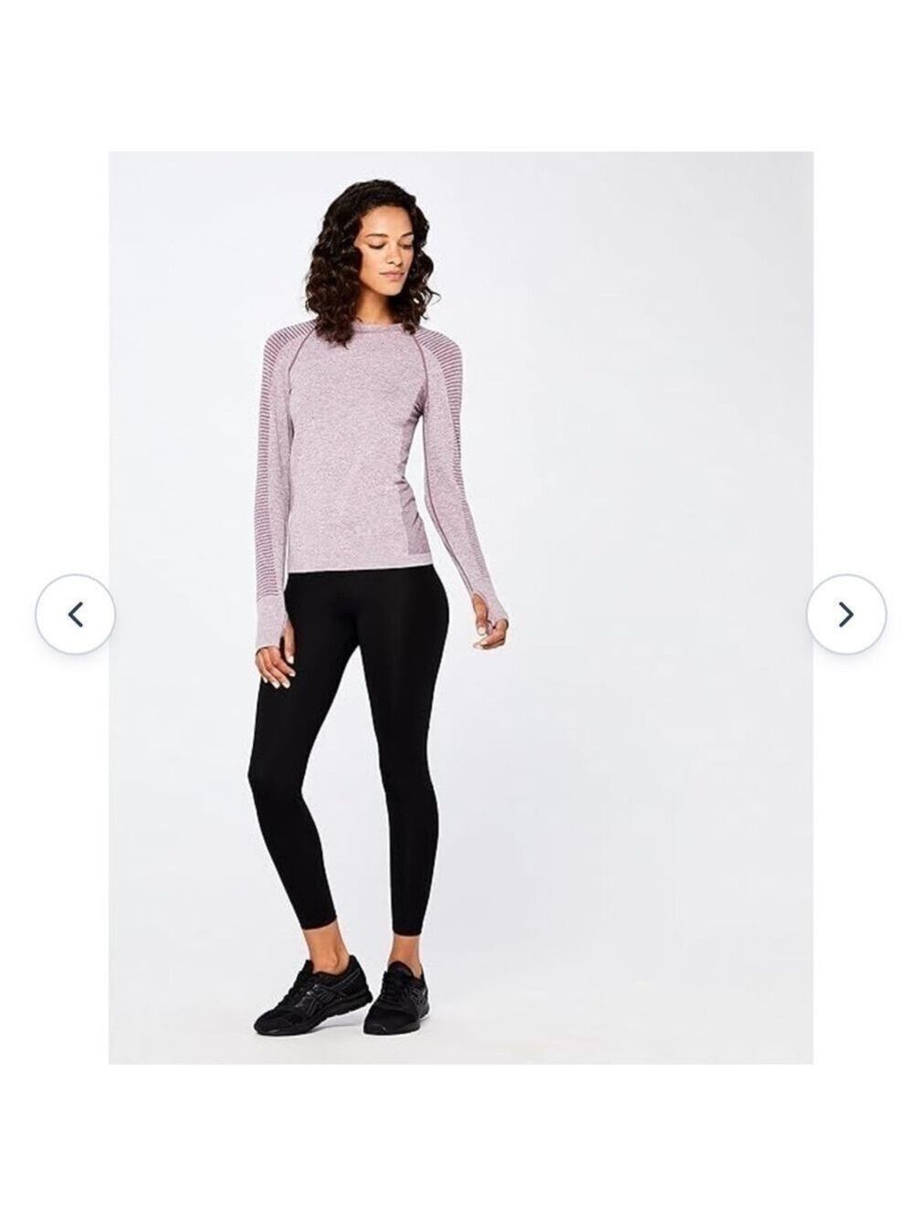 AURIQUE Women's Seamless Long Sleeve Sports Top